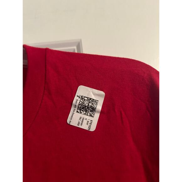 NWOT Port and Company Men's Cut Red Short Sleeve T Shirt Trump MAGA Size Lg - Picture 4 of 4